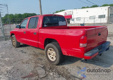 2001 Dodge Dakota Slt/Sport from USA, damaged, VIN 1B7GL2AN21S132615
